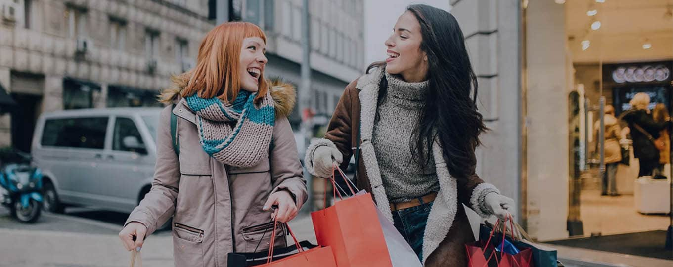 women shopping